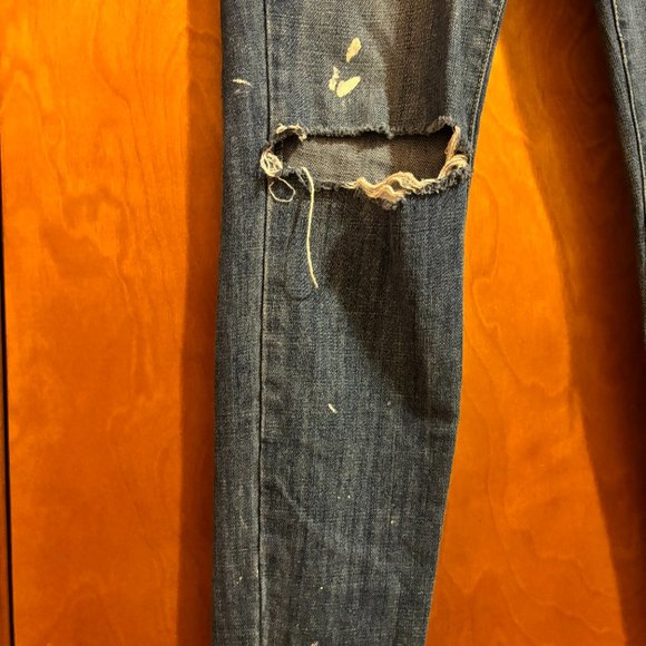 Carmar Paint-Splatter Distressed‎ Jeans Size 25 - Picture 6 of 16